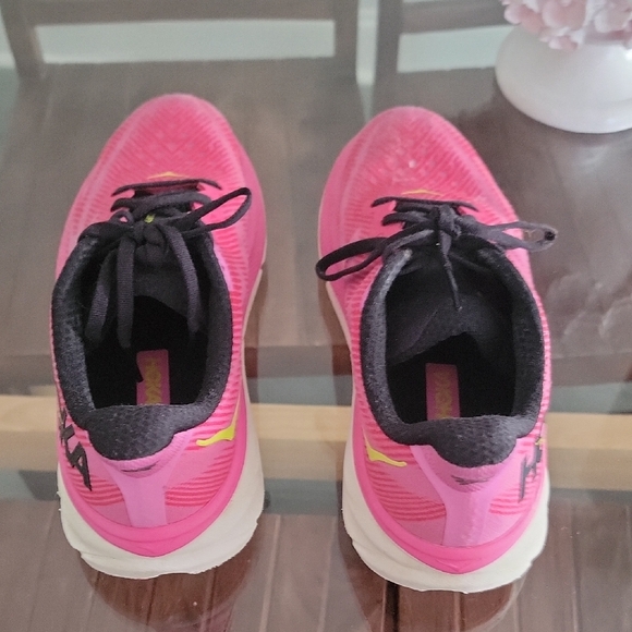 Hoka Women's Vibrant Pink Athletic Shoes - Picture 4 of 5